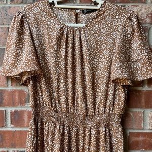 Long Pretty Fall Dress Size Large